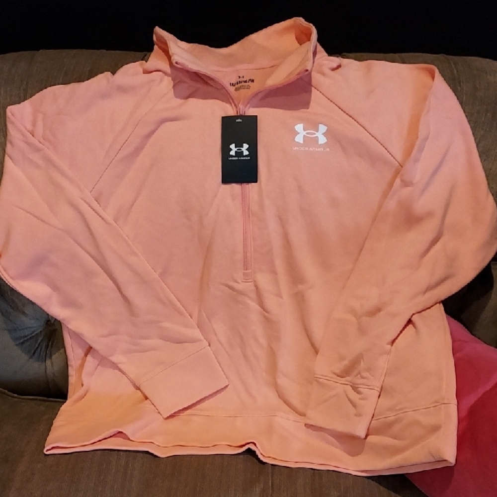 Under Armour Coral Half-Zip Pullover